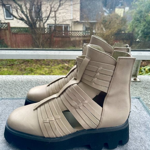 Free People Hydra Huarache Summer Boots Size 39 EUR / 8.5 - 9 US (Run big!) - Picture 4 of 15